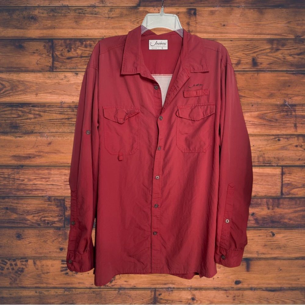 5 for $25🔥Jawbone‎ Tackle Button Front Long Sleeve Shirt XL
